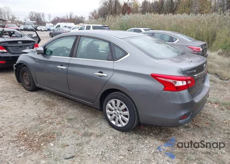 2016 Nissan Sentra Fe+ S/S/Sl/Sr/Sv from USA, damaged, VIN 3N1AB7AP4GY306687